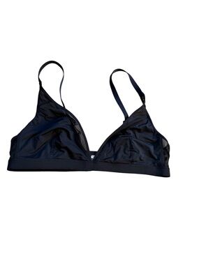 Parade Triangle Bra With No Padding Wireless Mesh M Black Intimates L12